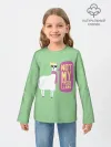 Детский лонгслив / Лама