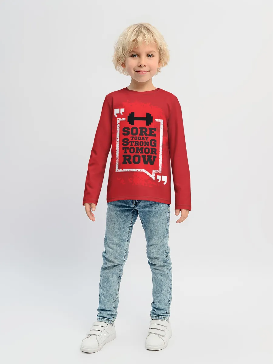 Детский лонгслив / Strong tomorrow