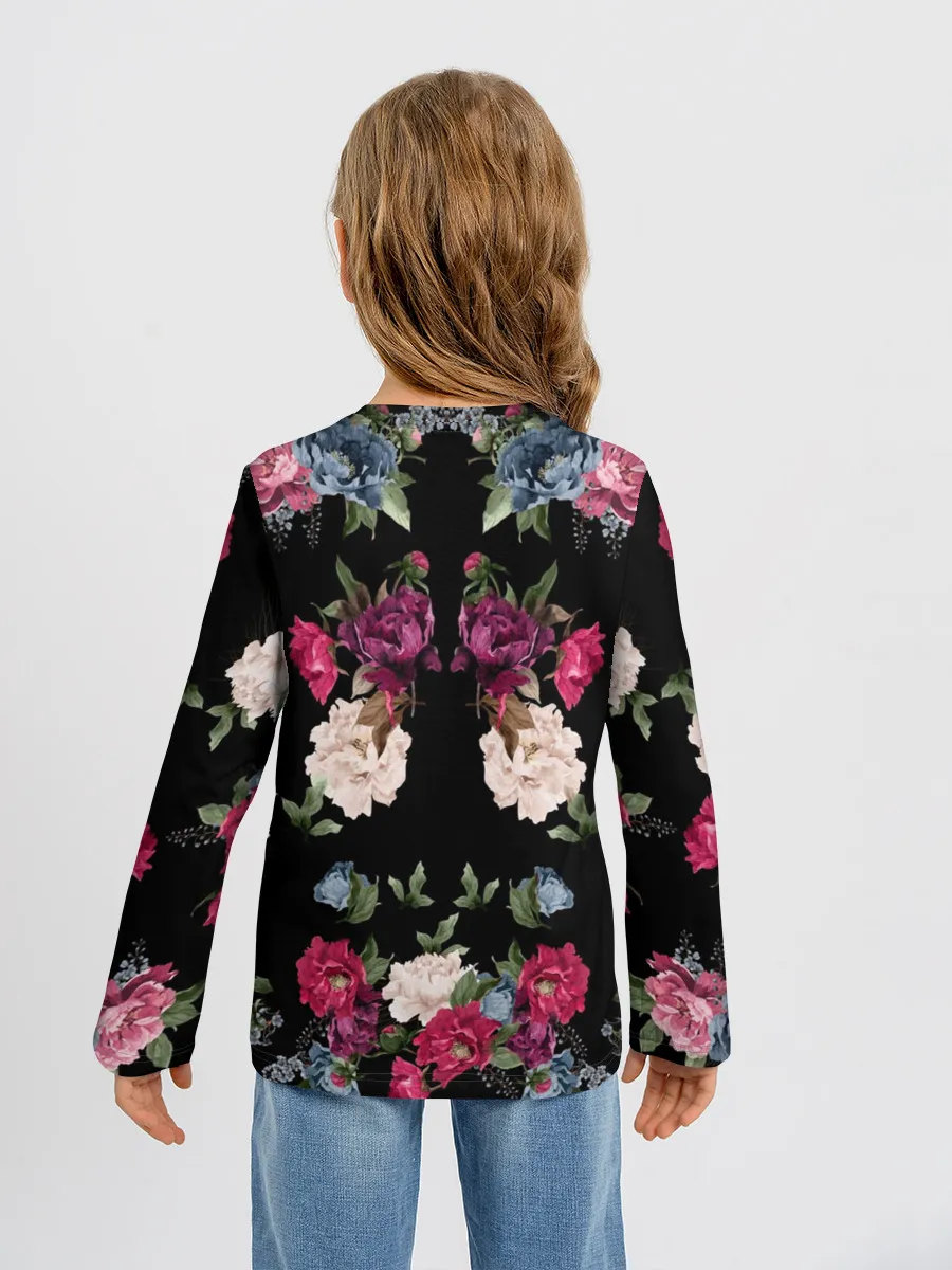 Детский лонгслив / Flower Road