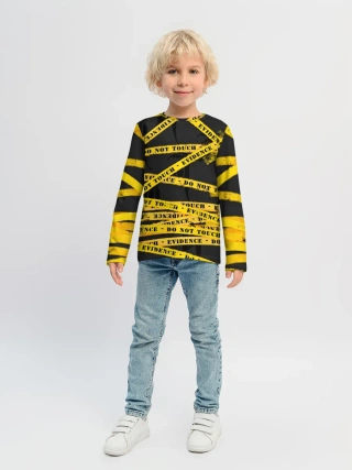Детский лонгслив / Улика - не трогать