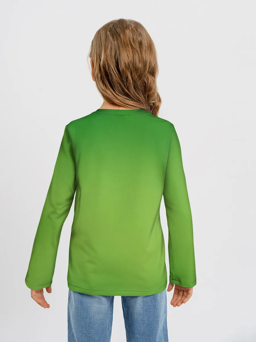 Детский лонгслив / Гринч