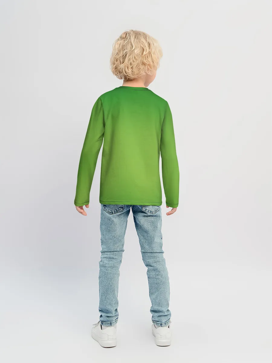 Детский лонгслив / Гринч