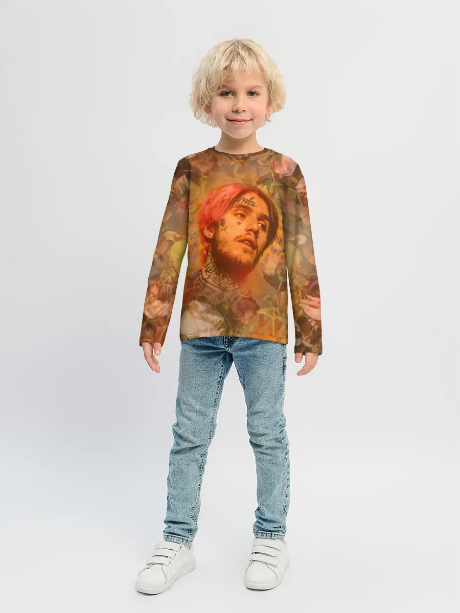 Детский лонгслив / Lil Peep rose