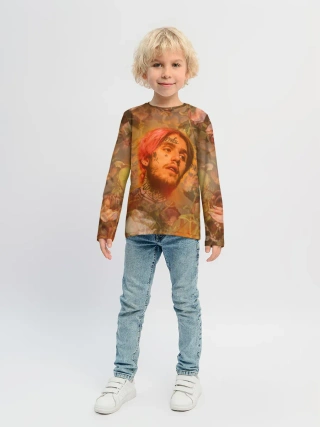 Детский лонгслив / Lil Peep rose