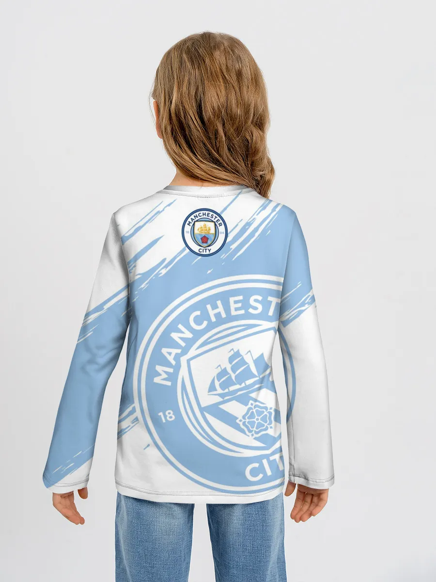 Детский лонгслив / Манчестер Сити