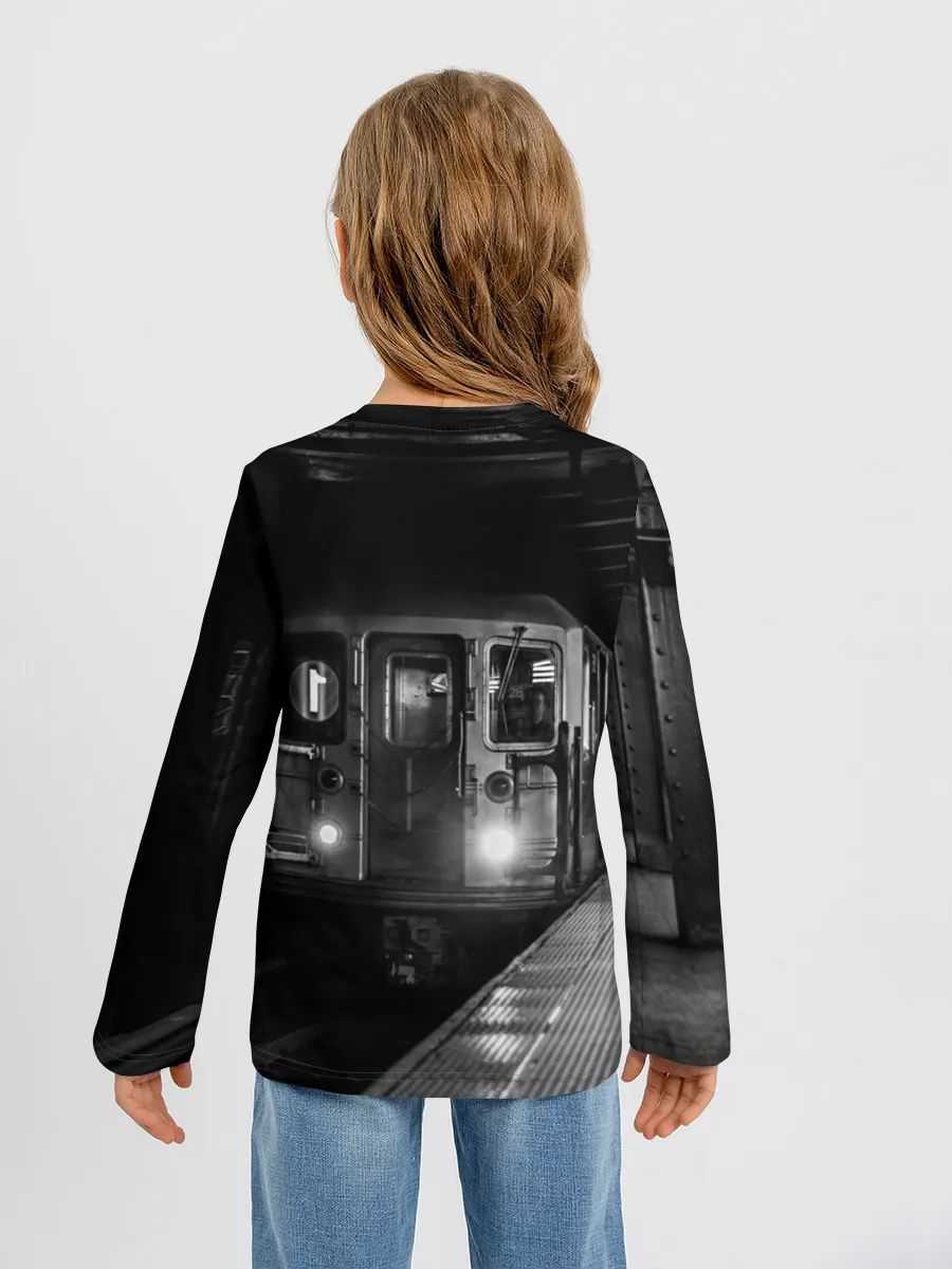 Детский лонгслив / METRO