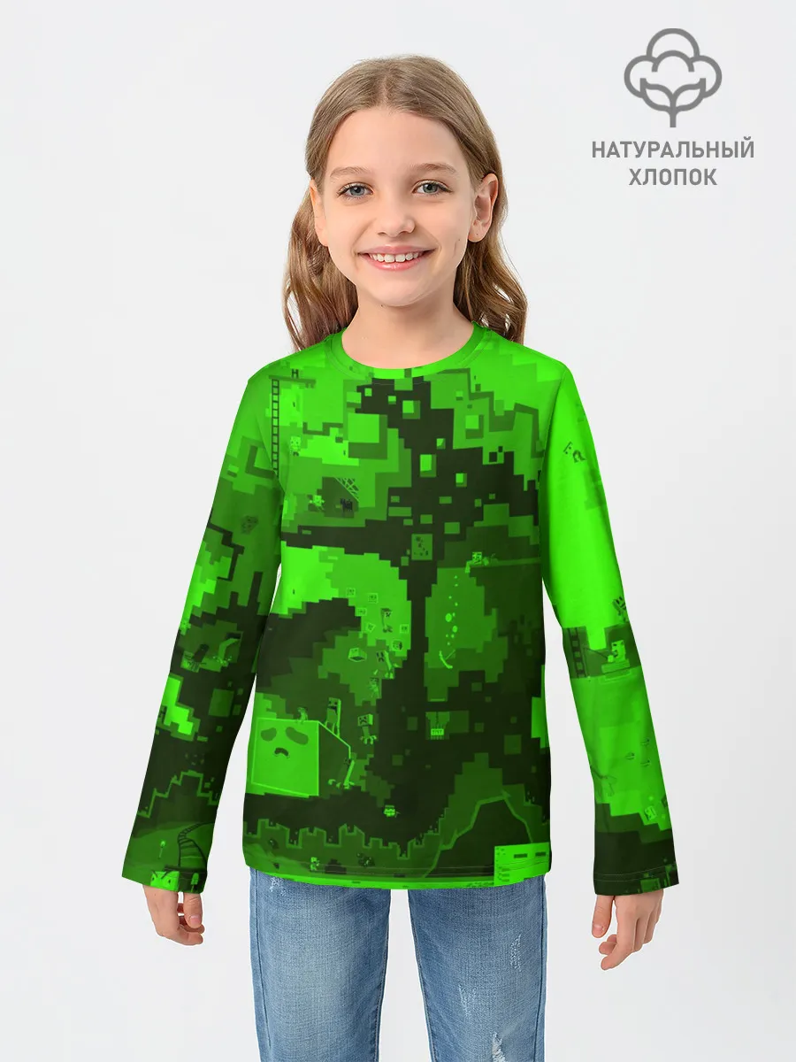 Детский лонгслив / Minecraft