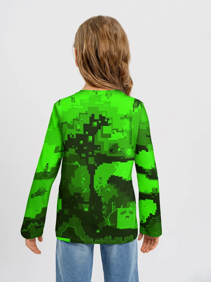 Детский лонгслив / Minecraft