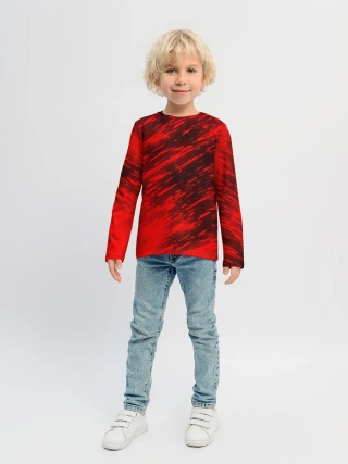 Детский лонгслив / RED FIRE STORM