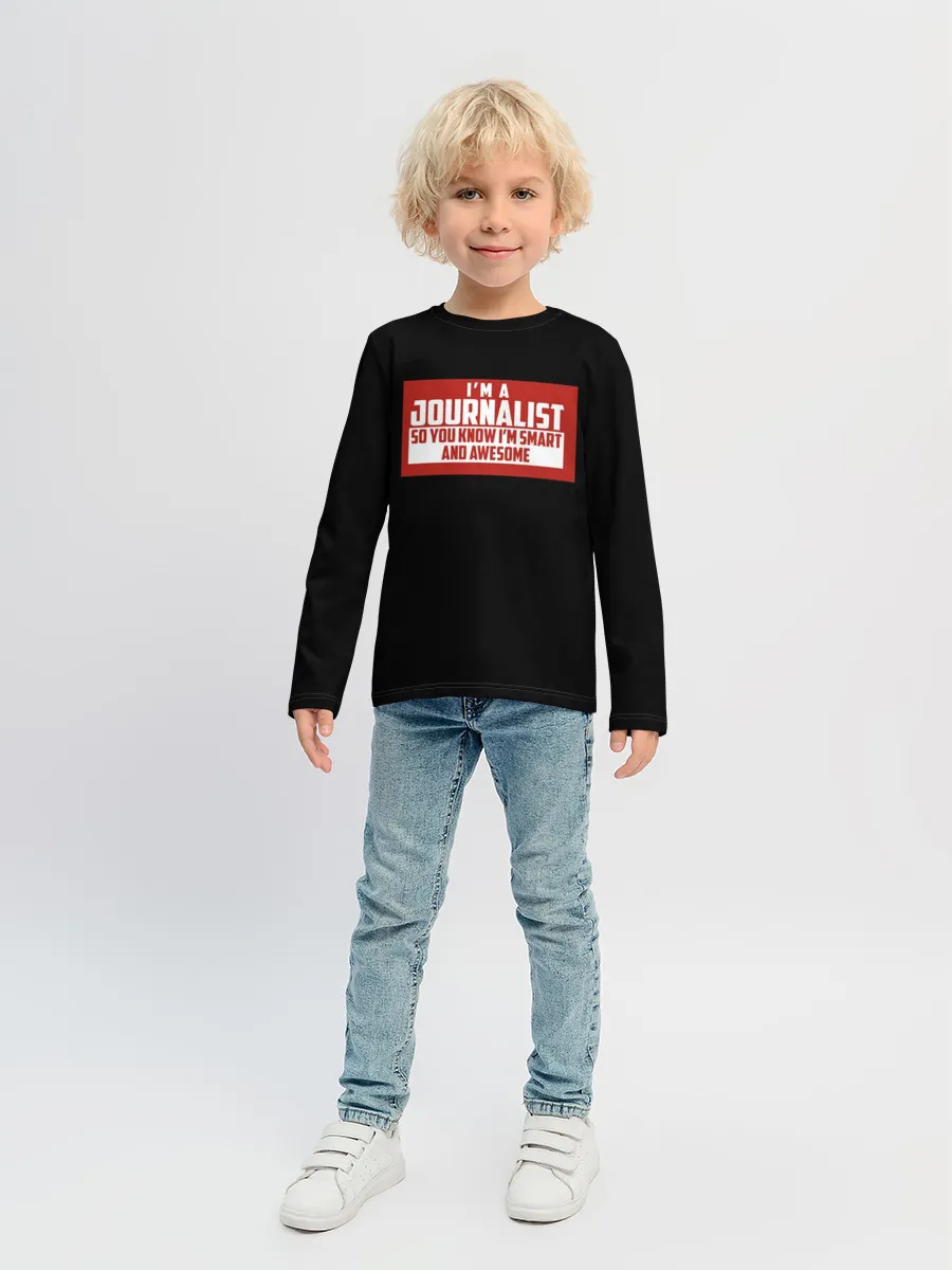 Детский лонгслив / Iam Journalist