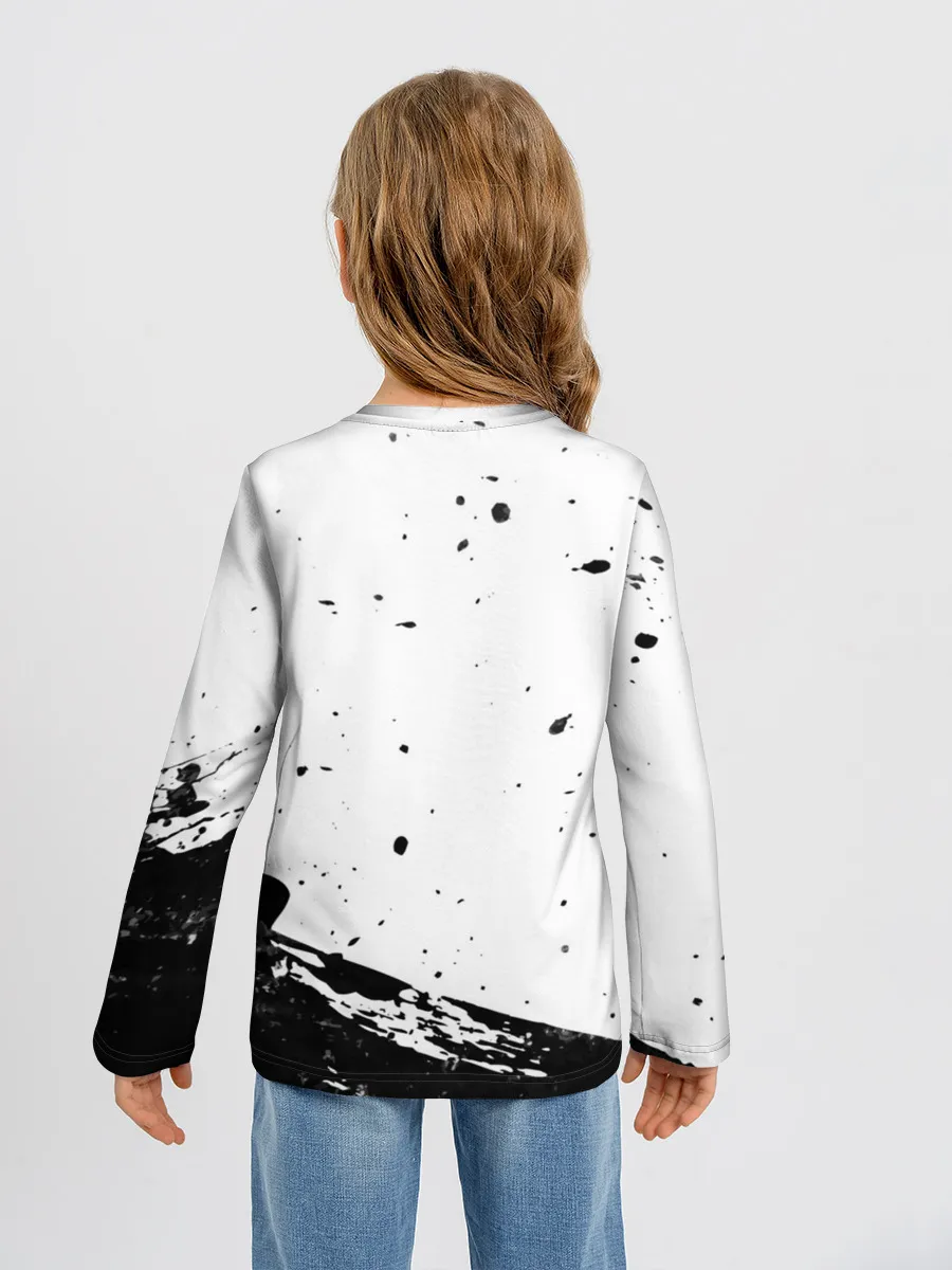 Детский лонгслив / В Мокрых Кроссах