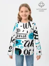 Детский лонгслив / Hello