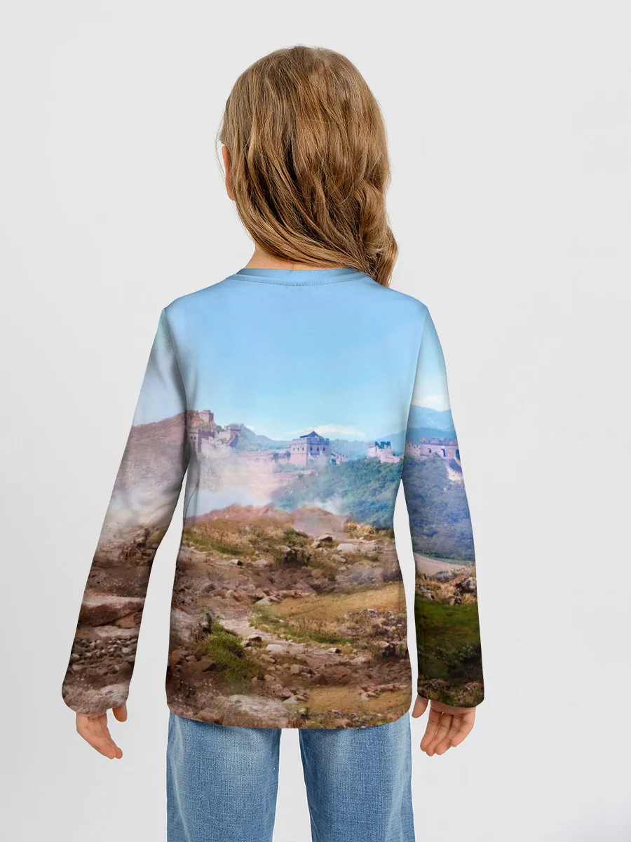 Детский лонгслив / Танки