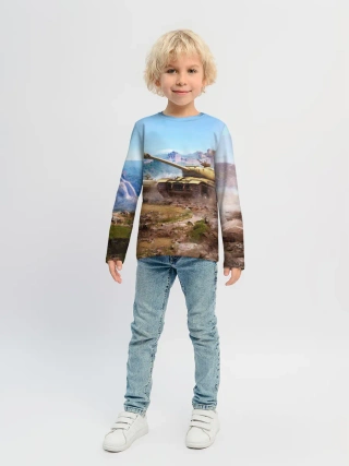 Детский лонгслив / Танки