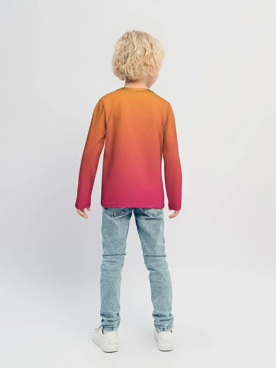 Детский лонгслив / Девушка - сакура