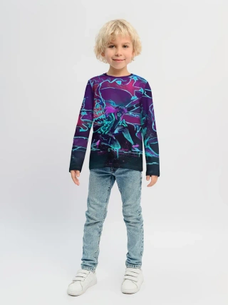 Детский лонгслив / lol kda akali