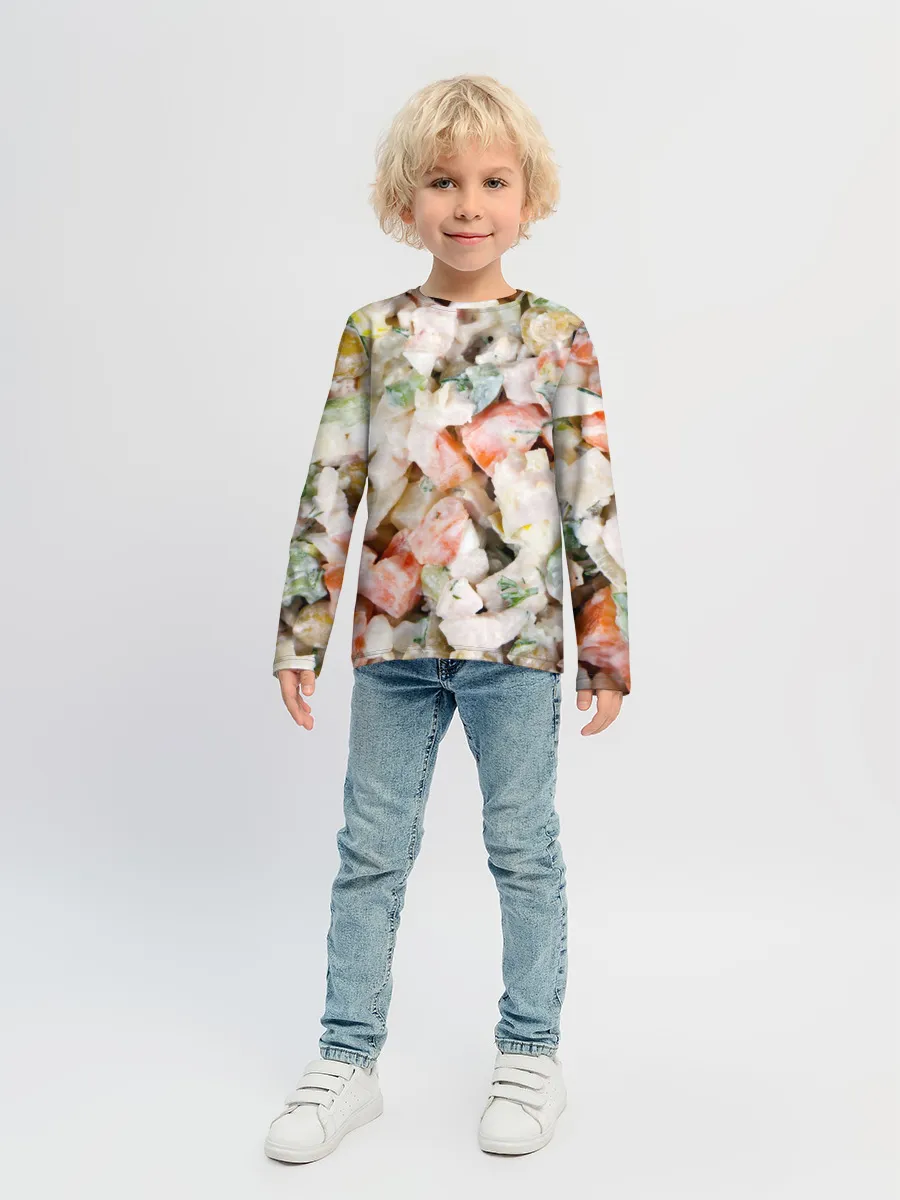 Детский лонгслив / Оливье