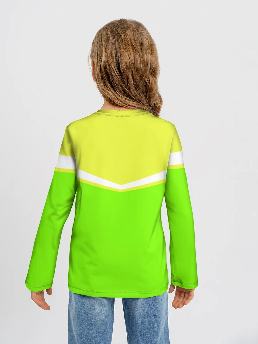 Детский лонгслив / Угол зеленый