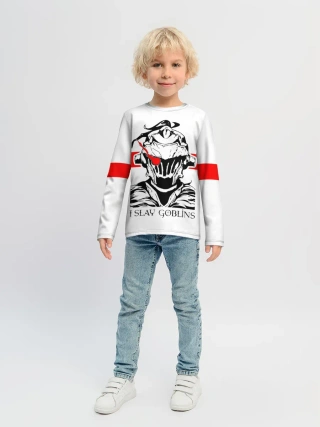 Детский лонгслив / I SLAY GOBLINS
