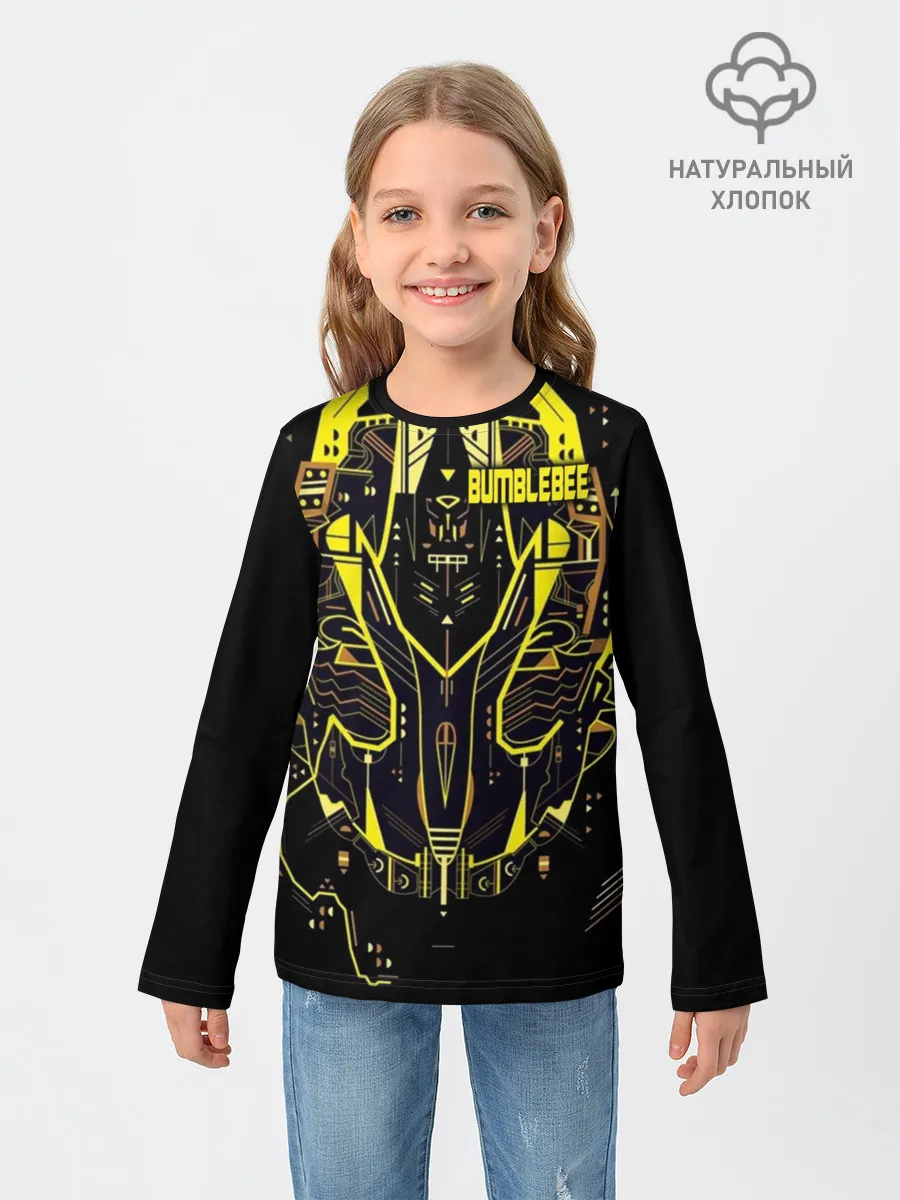 Детский лонгслив / Автобот Бамблби