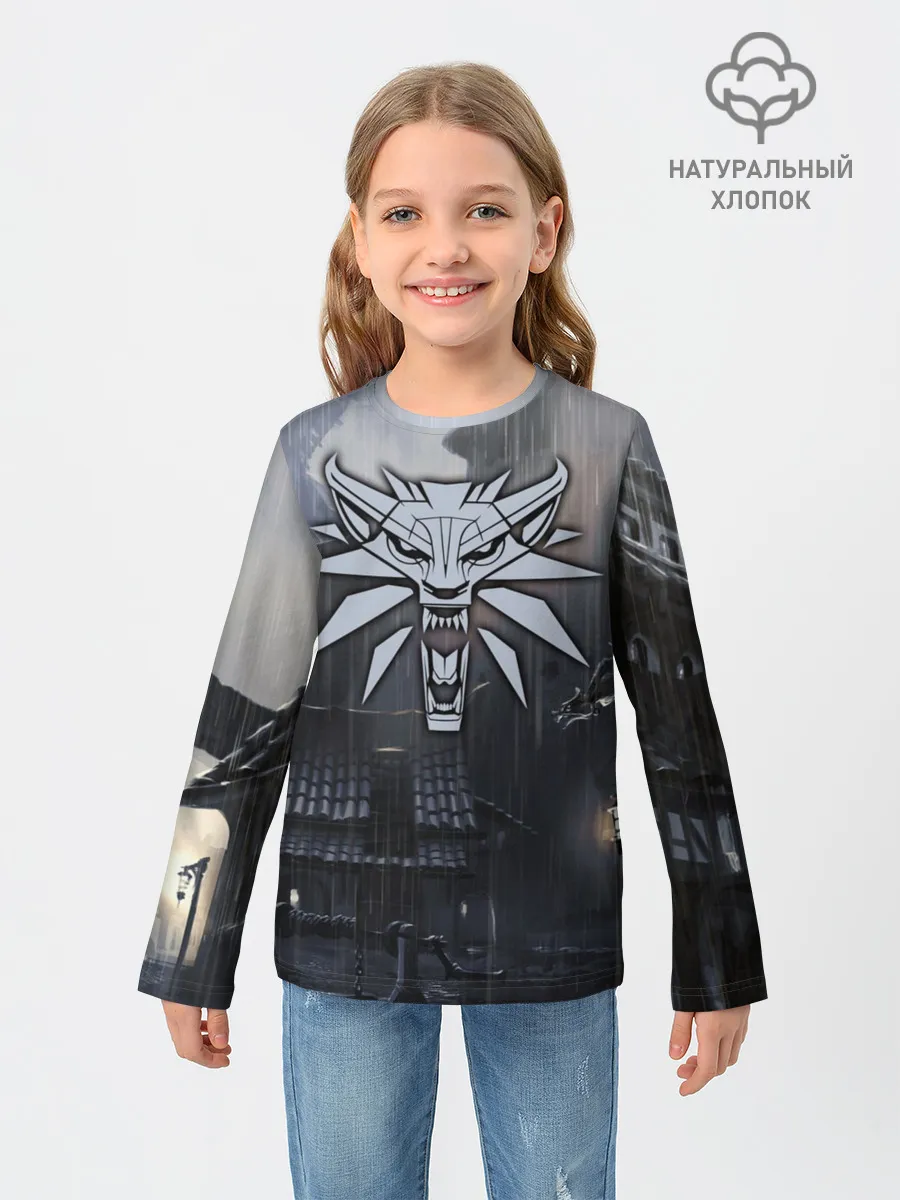 Детский лонгслив / The Witcher 3: Wild Hunt