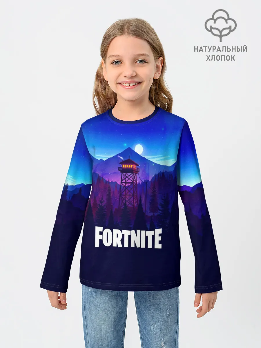 Детский лонгслив / fortnite