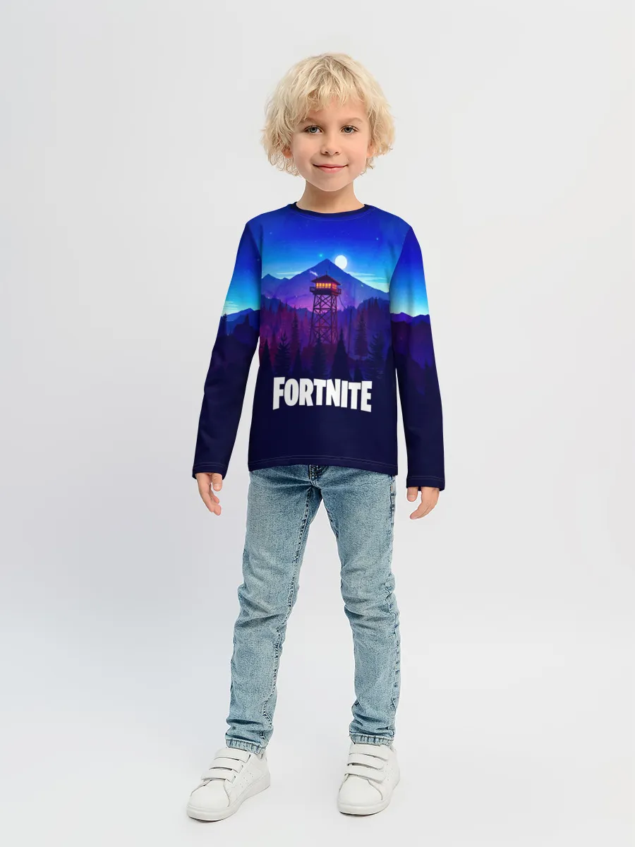 Детский лонгслив / fortnite