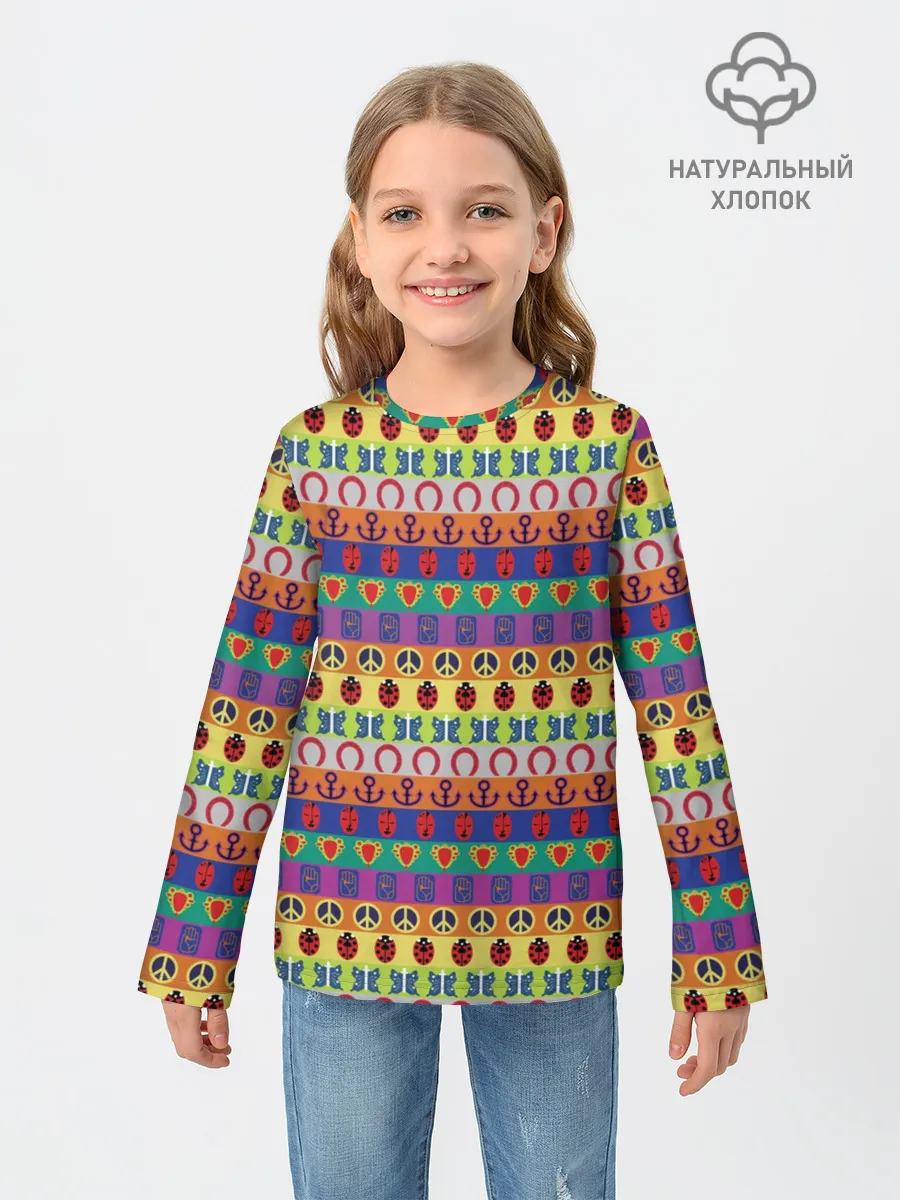 Детский лонгслив / JoJos Bizarre Adventure Logo