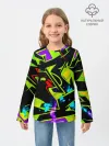 Детский лонгслив / Кислотное Граффити