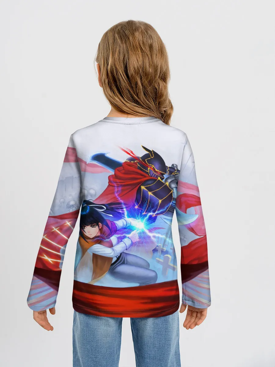 Детский лонгслив / Narberal и Ainz Ooal Gown