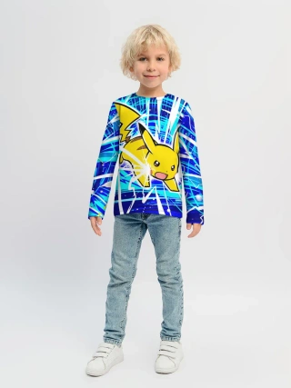 Детский лонгслив / Пикачу