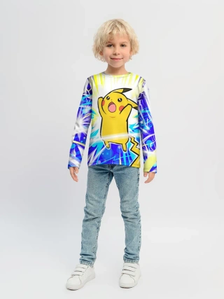 Детский лонгслив / Пикачу