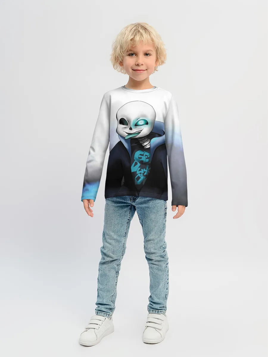 Детский лонгслив / Скелет