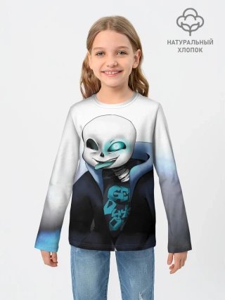 Детский лонгслив / Скелет