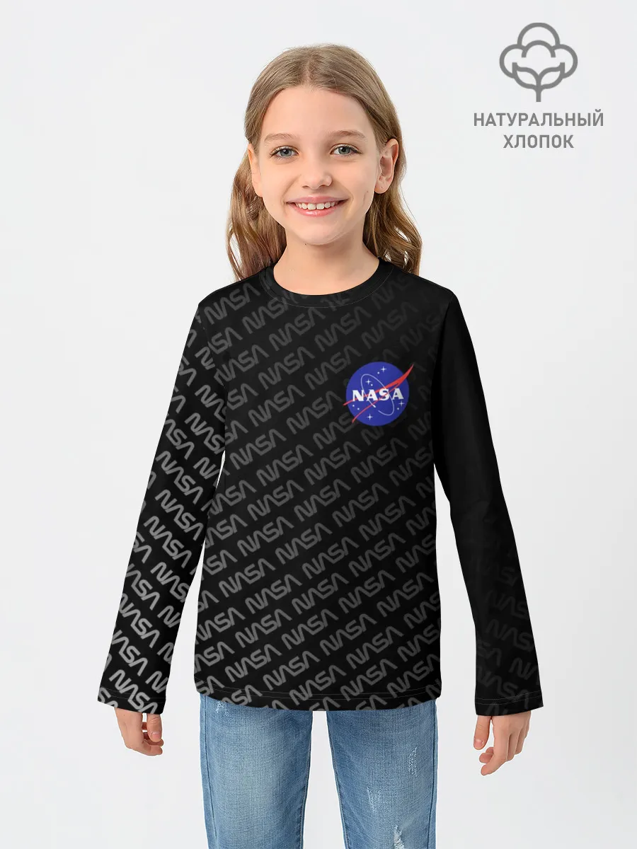 Детский лонгслив / NASA