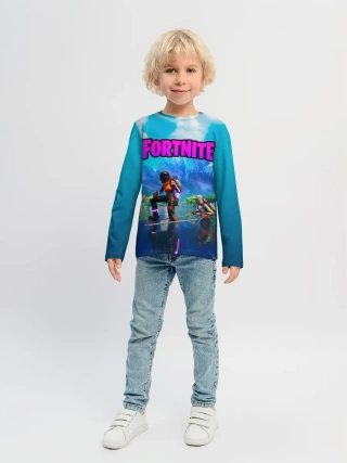 Детский лонгслив / Fortnite повозка