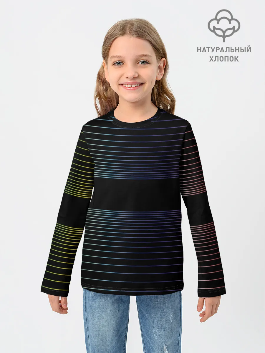 Детский лонгслив / Полоски