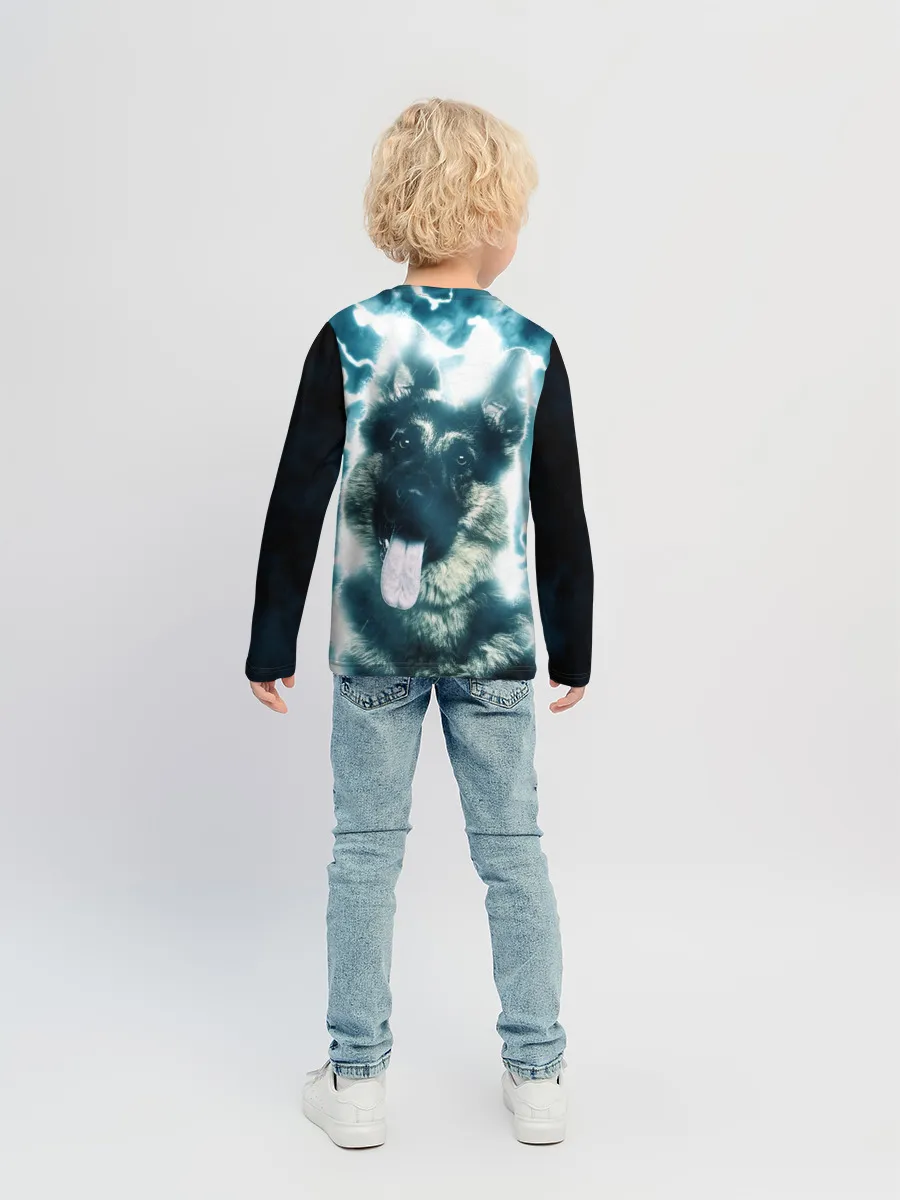 Детский лонгслив / Немецкая овчарка
