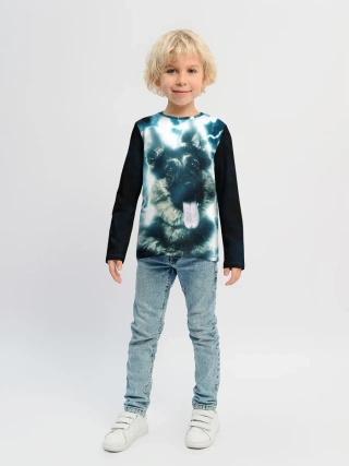 Детский лонгслив / Немецкая овчарка