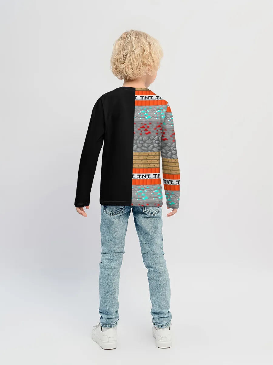 Детский лонгслив / Minecraft