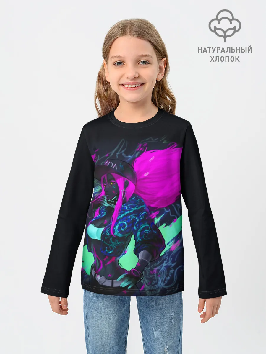 Детский лонгслив / KDA. Akali