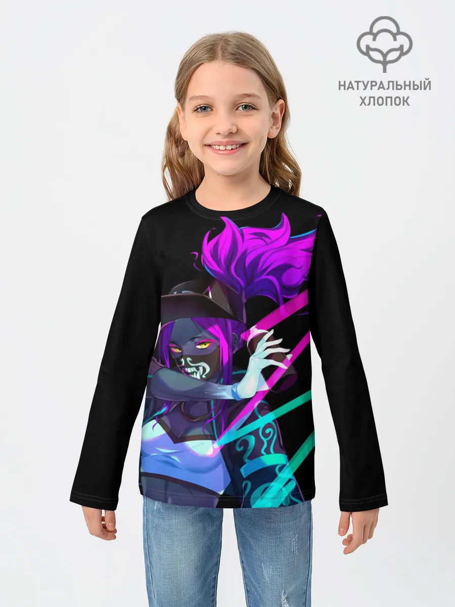 Детский лонгслив / KDA. Akali