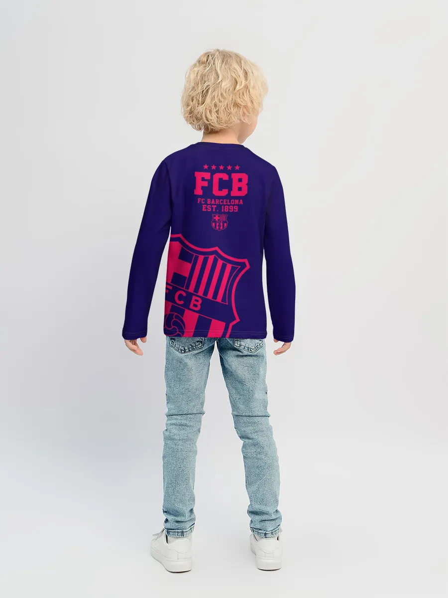 Детский лонгслив / Барселона