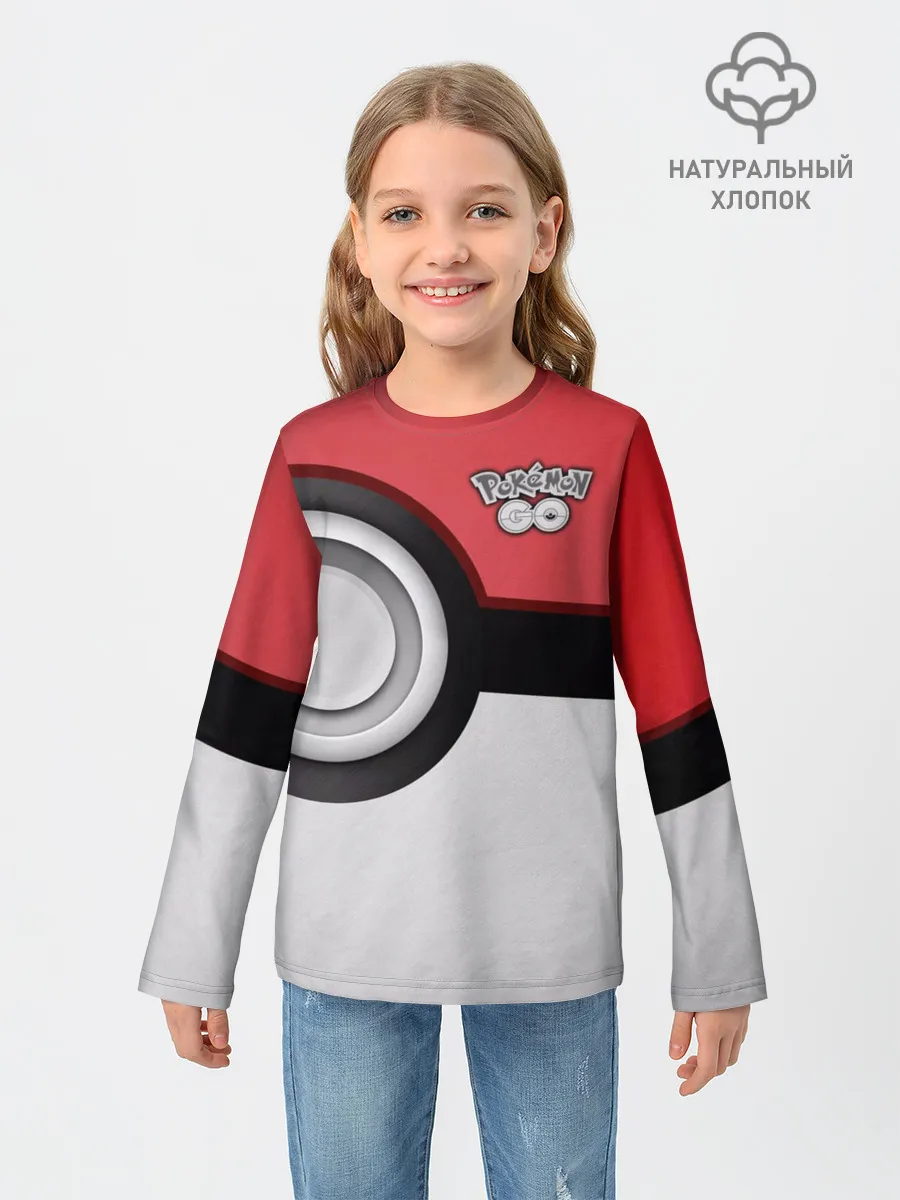 Детский лонгслив / Pokemon GO