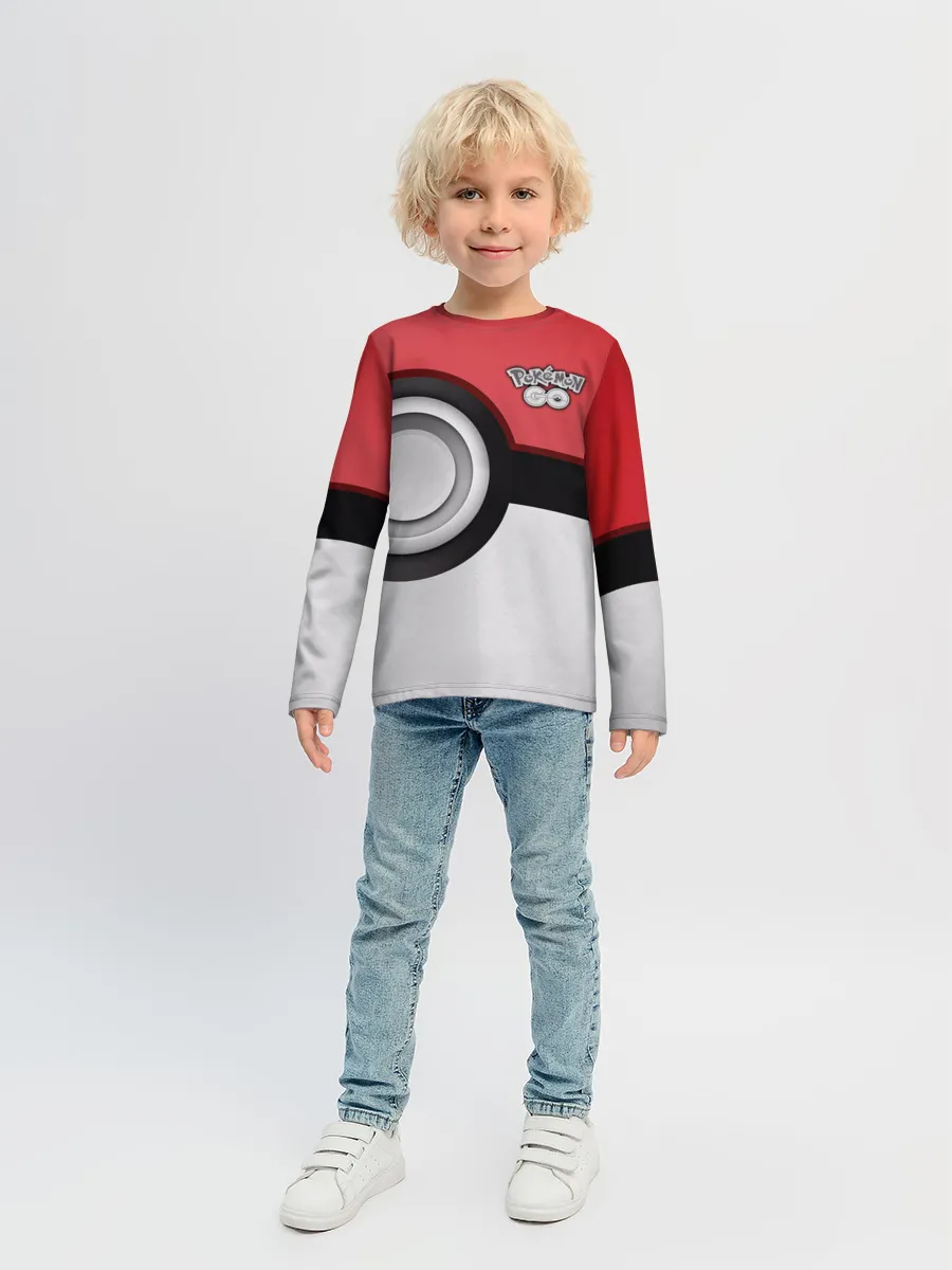 Детский лонгслив / Pokemon GO