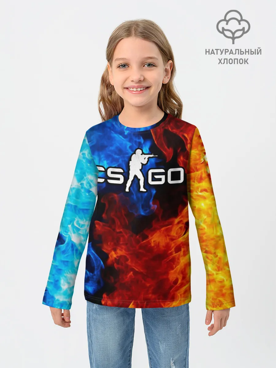 Детский лонгслив / Counter Strike