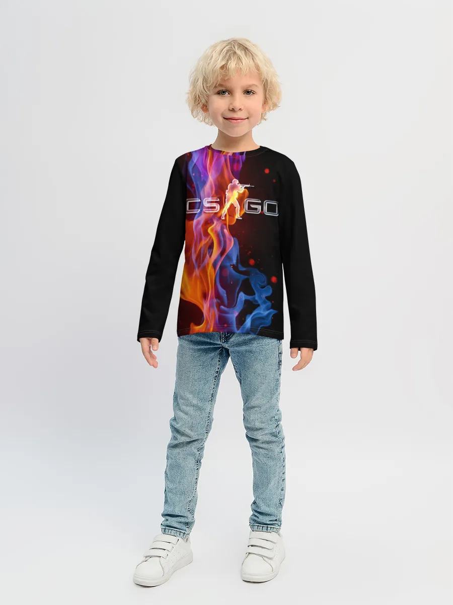Детский лонгслив / Counter Strike