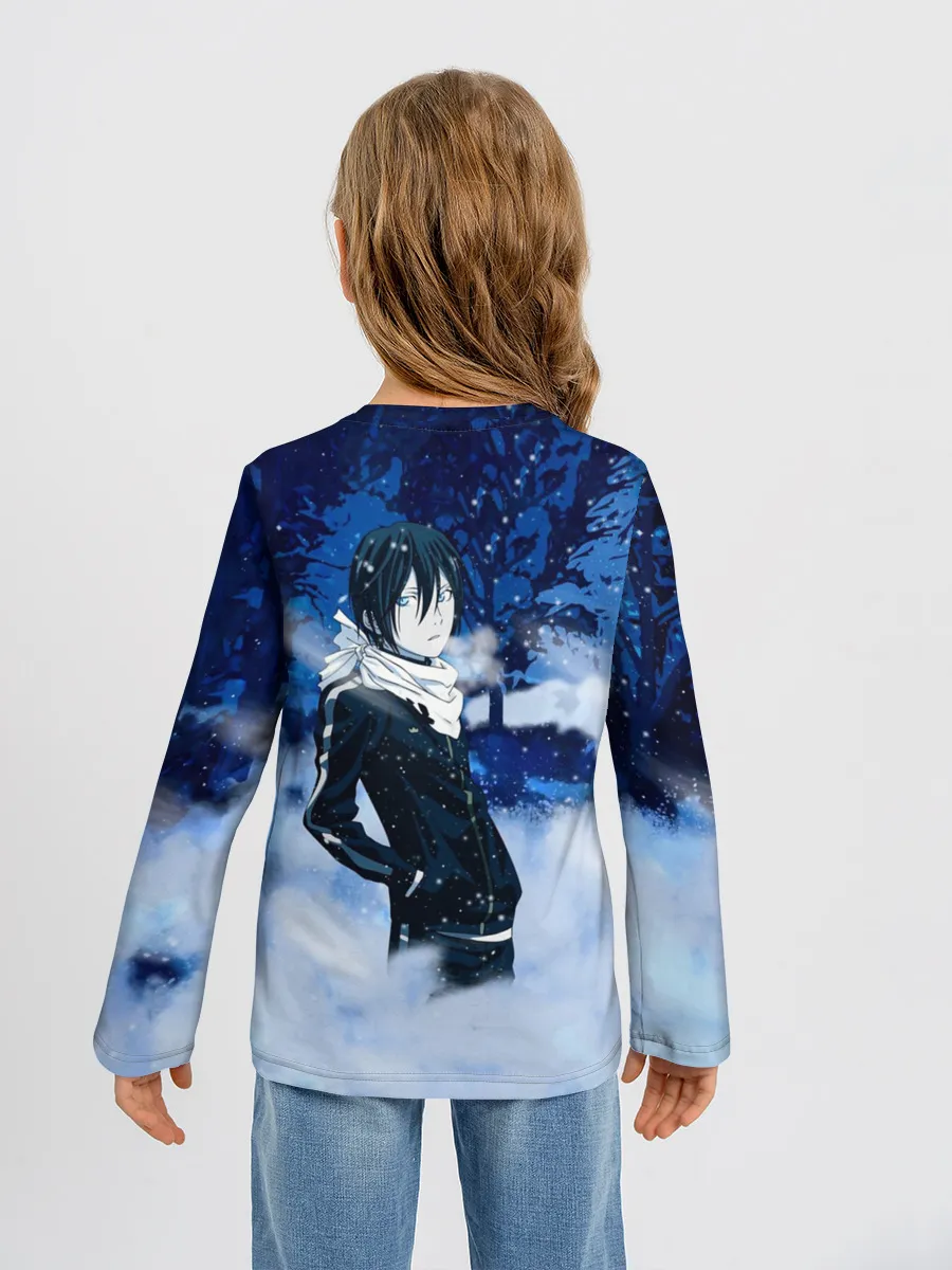 Детский лонгслив / Снежный Ято. БЕЗДОМНЫЙ БОГ