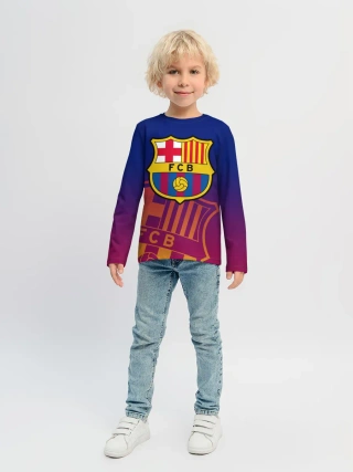Детский лонгслив / Барселона