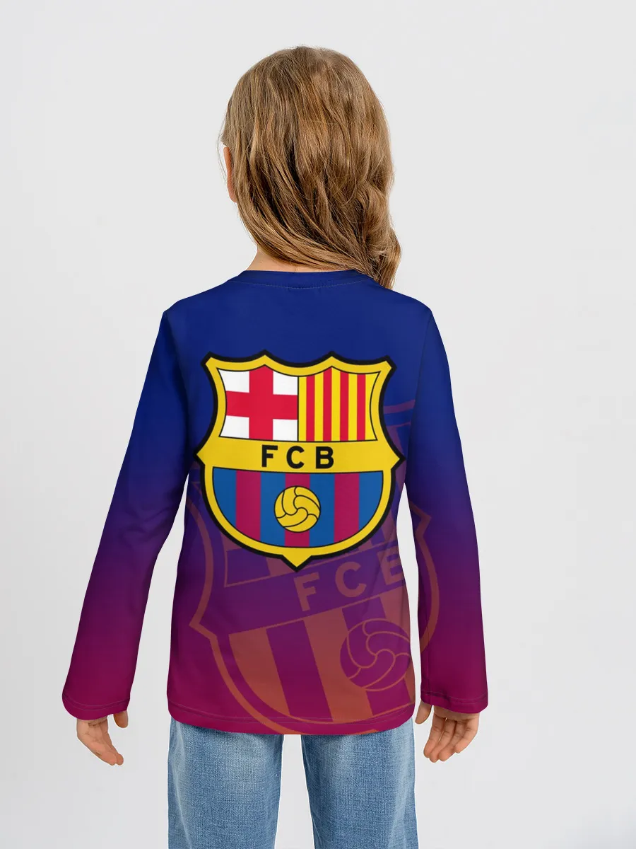 Детский лонгслив / Барселона